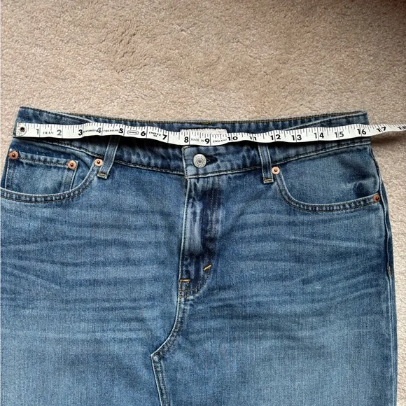 Lucky Brand Long Denim A line Skirt size 29 - Picture 8 of 8